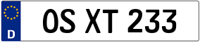 Truck License Plate